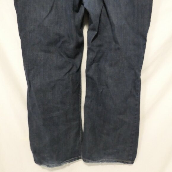 OLD NAVY - Loose | size 42 x 30 | Dark Wash Straight Leg Jeans - Picture 14 of 16
